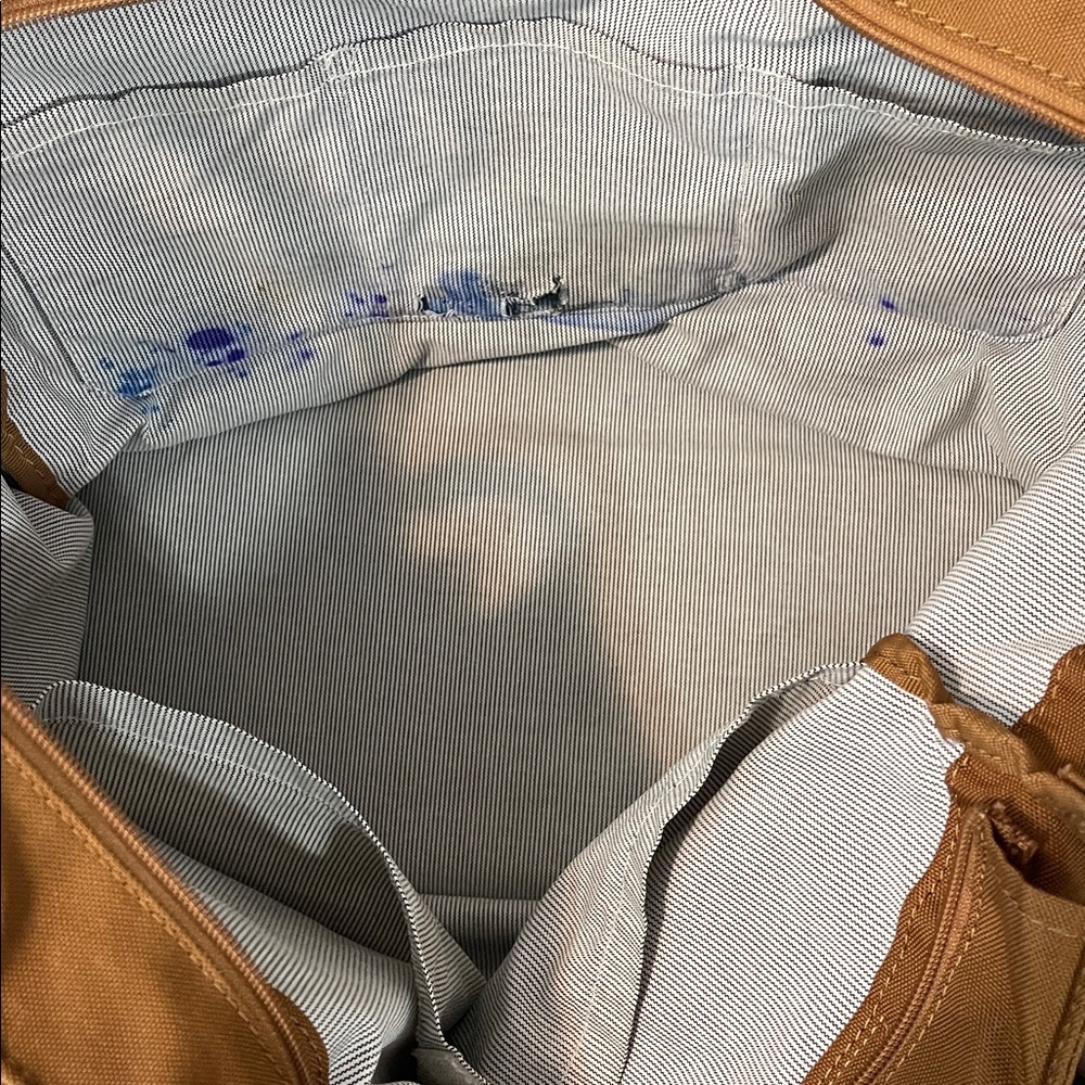 Carhartt Tan and Black Canvas Tote - Picture 4 of 4